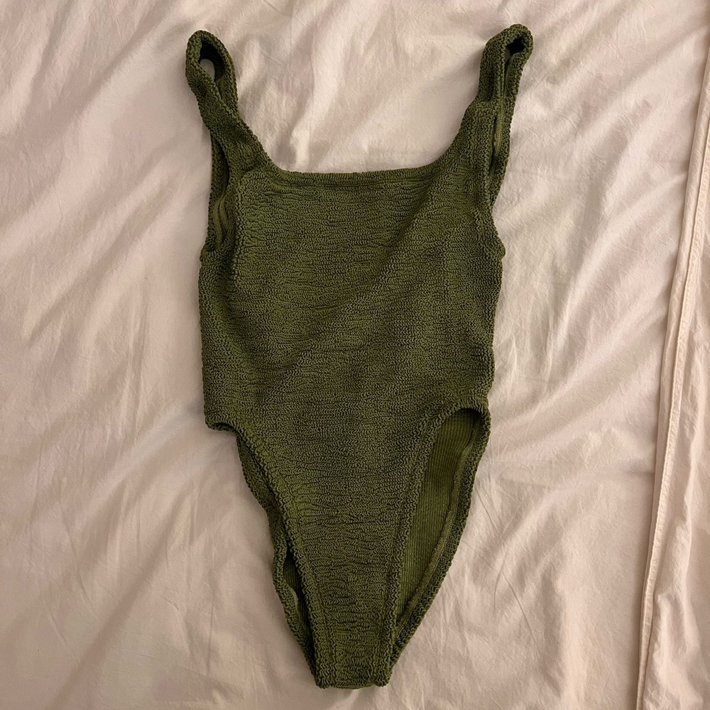 Hunza G Square Neck One Piece